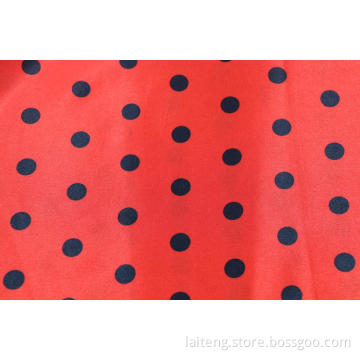 Polyester Spandex Stretch Satin Printed Fabric